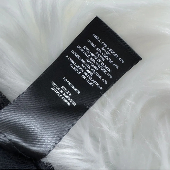 Aritzia Wilfred Bellow Mini Dress Black Front Tie Sleeveless Babydoll - Picture 10 of 13